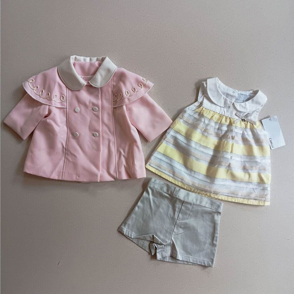 Vintage Toddler Peacoat + Outfit Bundle